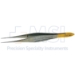 Tebbetts Micro " DJ " Forceps, Delicate, 0.5mm Tip, Overall Length 4-3/4" (120mm) - 436626SNOW