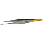 Tebbetts Micro " DJ " Forceps, Delicate, 0.5mm Tip, Overall Length 4-3/4" (120mm) 