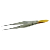 Tebbetts Micro "DJ" Forceps, Delicate, 0.9mm Tips, Overall Length 4-3/4" (120mm) 