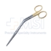 Tebetts Scissors, TC, Angled, Serrated, Overall Length 7-1/2" (190mm) - 19-132321G