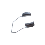 Temporal Approach Lid Speculum, Angled, Solid 14mm Blades, Dull Finish, 19mm Spread, Overall Length 1-5/8" (41mm) K1-5014,E4106 ST,08-08104T,7902E,K1-5014,08-08104T,E4106 ST