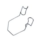 Nasal Barraquer Eye Speculum, Square Wire 14mm Blades, 25mm Spread, Dull Finish, Overall Length 1-1/2" (38mm) 