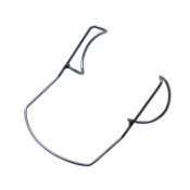 Temporal Closed Wire Speculum, U-Shaped Blades, Blade Length 16mm, Spread 18mm, Overall Length 1-1/2" (38mm) 1542726,11/2/6123,K1-5012,E4106 T
