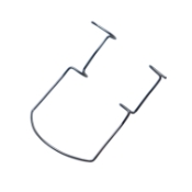 Temporal Speculum, C-Shaped End, Open Wire Blades, Blade Length 16mm, Spread 21mm, Overall Length 1-5/8" (40mm) 1543822,11/2/6126,K1-5015,08-08105T