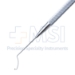 Tennant Nucleus Manipulator, Ball Tip, Curved, Bent Tip, 11mm Bend To Tip, Round Knurled Handle, Overall Length 4-3/4" (120mm) - 11-4-3539