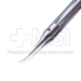 Tennant Tying Forceps, Curved, 6mm Long Tying Platforms, Guide Pin, Handles 9-0 To 11-0 Sutures, Ergonomic Fenestrated Handle, Overall Length 4-3/8" (110mm) - M357610
