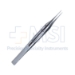 Tennant Tying Forceps, Straight, 6mm Long Tying Platforms, Guide Pin, Handles 9-0 To 11-0 Sutures, Ergonomic Fenestrated Handle, Overall Length 4-3/8" (110mm) - M357605