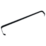 Tessier Soft Tissue Retractor, Extra Small, Figure "A", Black Anodized, One End 35mm x 16mm, Other 30mm x 12mm, Overall Length 6" (155mm) 