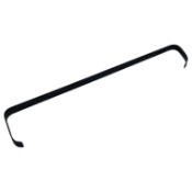Tessier Soft Tissue Retractor, Extra Small, Figure "A", Black Anodized, One End 35mm x 16mm, Other 30mm x 12mm, Overall Length 6" (155mm) 