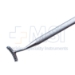 Thornton Corneal Press On Ruler, For Limbal Incisions, Curved Marking Blade, 2mm Lines, 1mm Apart Measuring Up To 10mm, Round Knurled Handle, Dull Finish, Overall Length 4-1/4" (110mm) - 5-0111