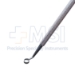 Thornton Low Profile Optical Zone Marker, 3mm, 1.5mm Ring Height, Beveled To Outside, Round Knurled Handle, Dull Finish, Overall Length 3-1/8" (80mm) - 5-0141-3.00