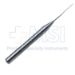 Thornton Phacoemulsification Spatula, Malleable Silver 0.5mm Tip, Serrated Round Handle, Short Handled For Use Through Side-Port Stab Incision, Overall Length 3-3/8" (86mm) - 5-1842