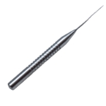 Thornton Phacoemulsification Spatula, Malleable Silver 0.5mm Tip, Serrated Round Handle, Short Handled For Use Through Side-Port Stab Incision, Overall Length 3-3/8" (86mm) E0731,E0731