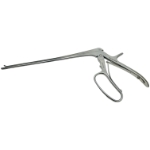 Tischler Cervical Biopsy Punch, Gold Plated Squeeze Grip Handle, Straight Jaw, Bite Size 3mm Wide x 7mm Long, Quick Lock Design, Overall Length 8-5/8" (220mm) 