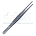 Tissue Forceps, 1 x 2 Teeth, Narrow, Overall Length 6" (152mm) - 20-15150