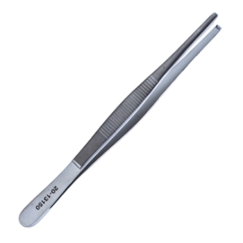 Tissue Forceps, 3 x 4 Teeth, Overall Length 6" (150mm) 