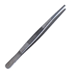 Tissue Forceps, 1 x 2 Teeth, Overall Length 4-1/2" 