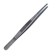 Tissue Forceps, 1 x 2 Teeth, Overall Length 4-1/2" 