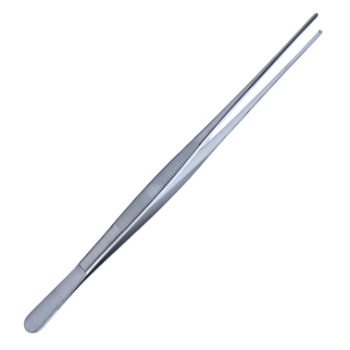 Tissue Forceps, 1 x 2 Teeth, Narrow, Overall Length 10" (254mm) 