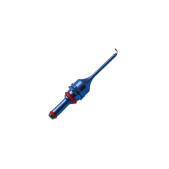 I/A Tip, Titanium, Angled 90 Degrees, 0.3mm Port, Overall Length 1-3/4" (45mm) 