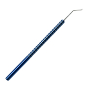 Rosen Style Phaco Splitter, Titanium, Angled 90 Degrees, 10mm Tip To Bend, Round Grooved Handle, Overall Length 4-3/8" (110mm) 
