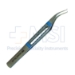 Barraquer Colibri Forceps, Titanium, 0.12mm, 1 x 2 Teeth, 6mm Tying Platforms, 2mm Long Tips, Square Grip Flant Handle, Overall Length 4-1/2" (115mm) - TDK-3-246