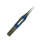 Tying Forceps, Titanium, Straight, 6mm Tying Platforms, Flat Square Grip Handle, Overall Length 3-1/3" (85mm) 