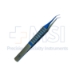 Titanium Implant Forceps, Angled 40 Degrees, Lock Bi-Convexed Jaws, 7.5mm Jaw Length, Long Rectangular Serrated Handle, Overall Length 4-1/3" (110mm) - TDK-8852