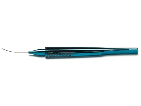 MICS Capsulorhexis Forceps, Titanium, 23ga Curved Shaft, Micro Grasping Tips 2506605,11/6/8762,K5-7651