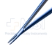 Micro Castroviejo Needle Holder, Titanium, Diamond Dusted Jaws, With Lock, Overall Length 7" (180mm) - 19-136218-31