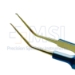 Kershner Capsulorhexis Forceps, Titanium, Extremely Thin Straight Shanks, 11.5mm Tip To Bend, Cystotome Shaped Tips, Round Nordan Style Handle With Flats, Overall Length 4" (100mm) - 16-3433-R