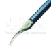 Nordan Style Colibri Forceps, Titanium, 0.12mm, 1 x 2 Teeth, 6mm Platforms, 2mm Tip Length, Round Handled, Small Flat Grip, Overall Length 4-1/2" (115mm) - TDK-3-554