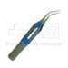 Tying Forceps, Titanium, Angled 45 Degees, 12mm From Bend To Tip, 6mm Tying Platforms, Square Grip Flat Handle, Overall Length 3-1/4" (82mm) - TDK-3-637