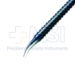 Suture Forceps, Titanium, Curved, 0.12mm, 1 x 2 Teeth, 6mm Tying Platforms, Overall Length 4-1/2" (115mm) - TDK-3-538-2