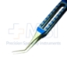 Utrata Capsulorhexis Forceps, Titanium, Angled 45 Degrees Shafts, 8.5mm Platforms, 13mm Bend To Tip, Flat Handled Square Grip, Overall Length 4-1/2" (114mm) - TDK-3-820-1