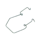 Kratz-Barraquer Eye Speculum, Gold, Open 14mm Blades, Dull Finish, Heavy 1mm Wire, 18mm Spread, Overall Length 1-5/8" (41mm) 
