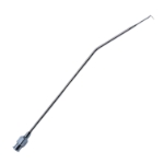 Tonsil Needle, Luer Lock, 23ga, Angled, Extented Tube Length, 13mm, 0.6mm Diameter, Overall Length 4-1/8" (105mm) 
