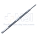 Tooke Corneal Knife, 3mm x 18mm Smooth Blade, Serrated Flat Handle, Overall Length 4-3/4" (120mm) - 5-1401