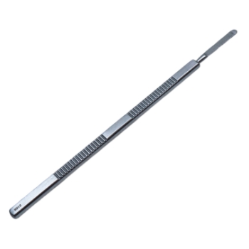 Tooke Corneal Knife, 3mm x 18mm Smooth Blade, Serrated Flat Handle, Overall Length 4-3/4" (120mm) K2-3650,E0390,08-10126,3452E,K2-3650,08-10126,E0390