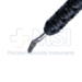 Trapazoid 2.8mm - 3mm Tapered Spear Black (CVD) Diamond Knife, Angled Dop Black PEEK Handle, Blade is 0.17mm Thick - PABD1183PA