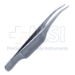 Troutman-Barraquer Corneal Utility Forceps, 0.3mm, 1 x 2 Teeth, 6mm Tying Platform, Colibri Style, Short Serrated Handle, Overall Length 2-7/8" (73mm) - 5-4202