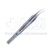 Troutman Colibri Suture Forceps, 0.12mm, 1 x 2 Teeth, Platforms Teeth Set At 45 Degrees, Ergonomic Fenestrated Handle, Overall Length 4-3/8" (110mm) - M357025