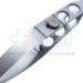 Troutman Katzin Corneal Transplant Scissors, Curved Left, With Lock, Small Blades, With Stop, Three Hole Handle - 11-5-3121