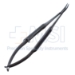 Troutman Needle Holder, Curved, Without Lock, 15mm Mid-Screw To Tip, Knurled Handle, Overall Length 4-7/8" (125mm) - 11-7-4361