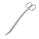 Trusler-Dean Dissecting Scissors, Angled, Bottom Blade Serrated, Overall Length 6-3/4" (171mm) 