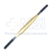 Rasp, TC, Double Ended, Grit 5 & 6, Coarse & Coarse, Gold Plated Handle For TC Identification, Overall Length 8-1/2" (216mm) - 16-2111-6