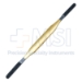 Rasp, TC, Double Ended, Grit 7 & 8, Coarse & Very Coarse, Gold Plated Handle for TC Identification, Overall Length 8-1/2" (216mm) - 16-2111-8
