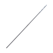 Twist Drill Bit, Round Drill Chuck End, 1.5mm Diameter, 17mm Flute, Overall Length 5" (127mm) 