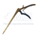 Ferris Smith Kerrison Rongeur, Two Tone, Upbite, 2mm Bite, Ejector, Standard Footplate, Titanium Nitrite Body, 10mm Opening, Shaft Length 8" (203mm) - 1412-5364-82BX