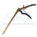 Ferris Smith Kerrison Rongeur, Two Tone, Ejector, Standard Footplate, Titanium Nitrite Body, Upbite, 4mm Bite, 10mm Opening, Shaft Length 8" (203mm) - 1412-5364-84BX